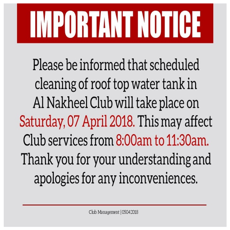 Important Notice: Roof Top Water Tank Cleaning in ANC