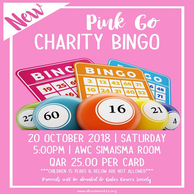 AKC is Pink: Pink Go Charity Bingo