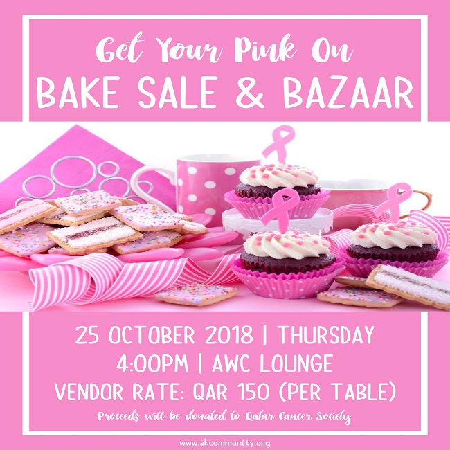 AKC is Pink: Get Your Pink On Bake Sale & Bazaar