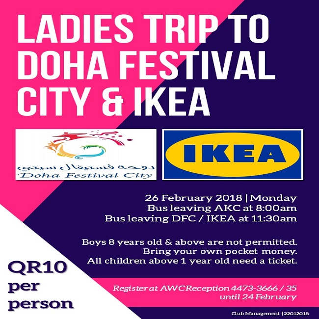 Ladies Trip to Doha Festival City & IKEA
