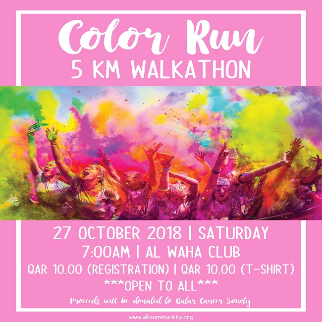 AKC is Pink: Color Run 5KM Walkathon