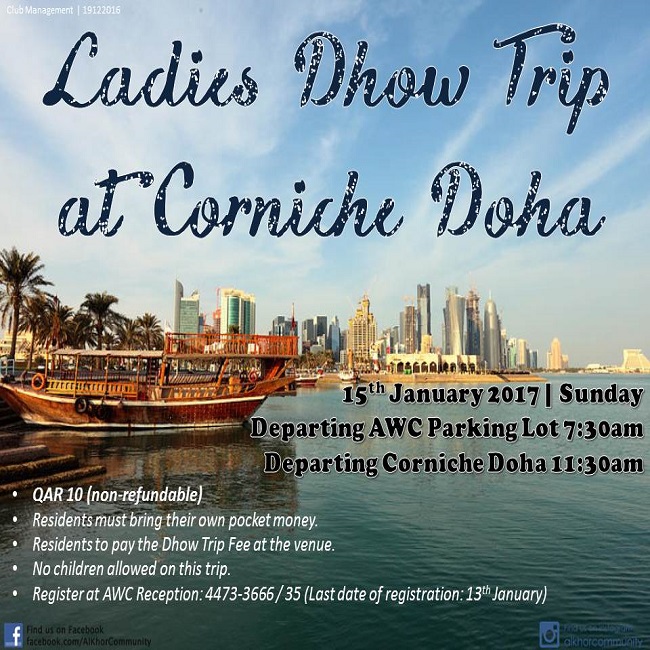 Ladies Dhow Trip at Corniche Doha