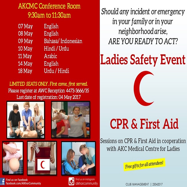Ladies Safety Event: CPR & First Aid