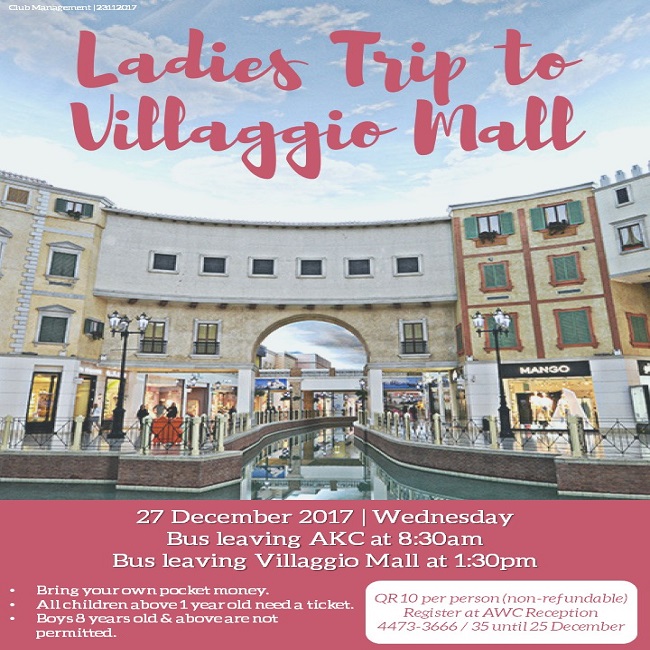 Ladies Trip to Villaggio Mall - December 2017
