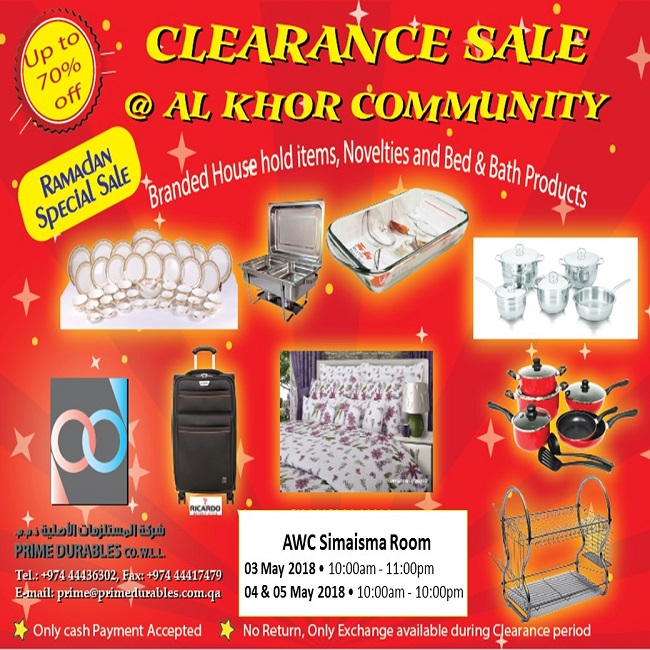 Prime Durables Clearance Sale