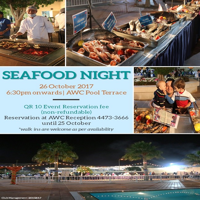 Seafood Night - October 2017