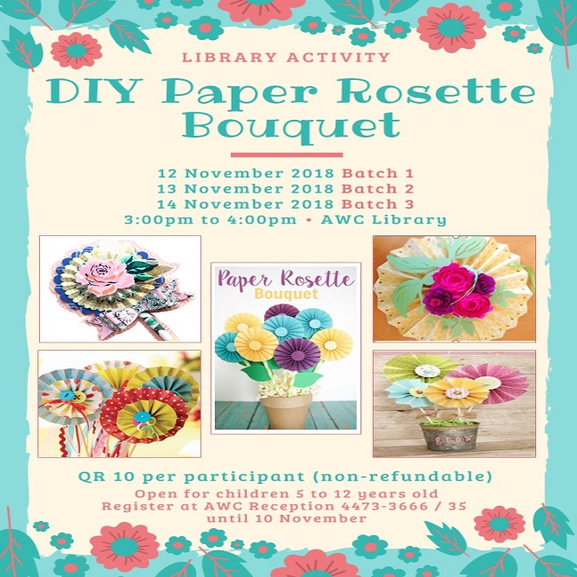 DIY Paper Rosette Bouquet