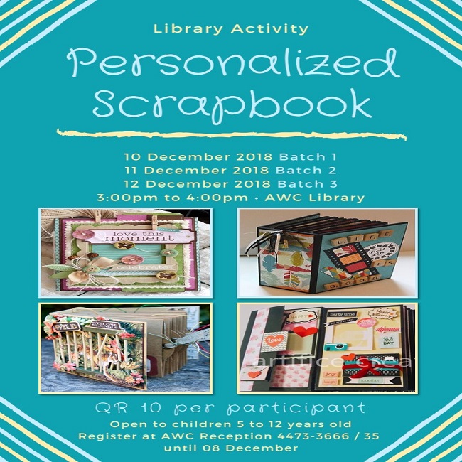 Library Activity: Personalized Scrapbook