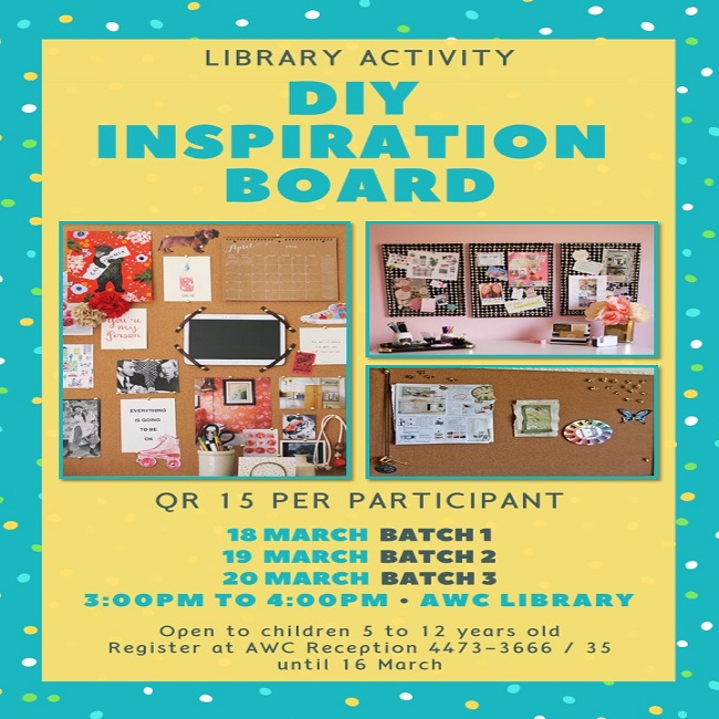 Library Activity: DIY Inspiration Board