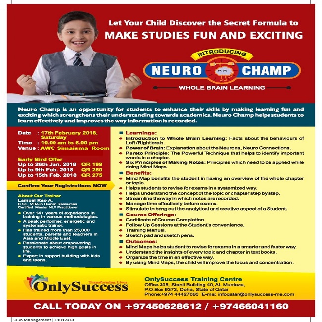 Neuro Champ Whole Brain Learning Program