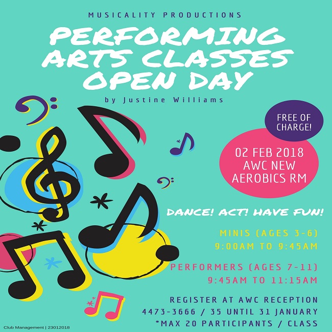 Performing Arts Classes Open Day