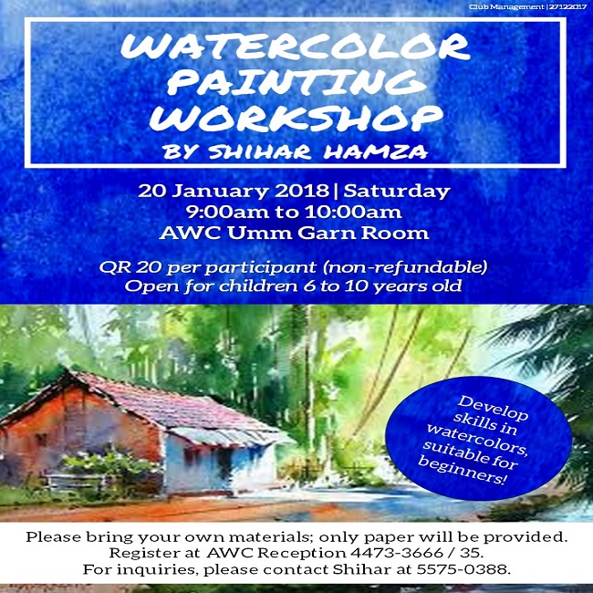 Watercolor Painting Workshop
