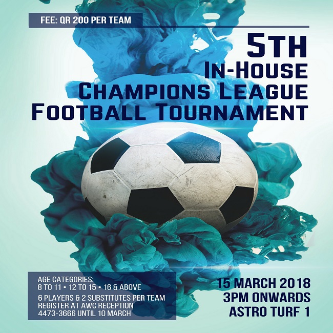 5th In-House Champions League Football Tournament