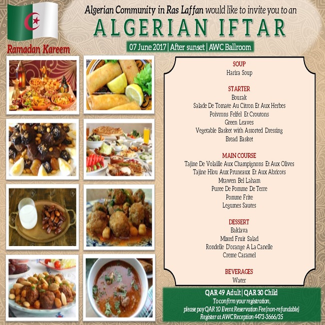 Algerian Iftar 2017