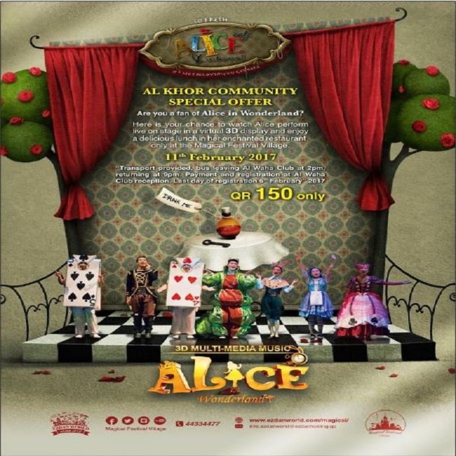 Magical Festival Village: Alice in Wonderland (3D)