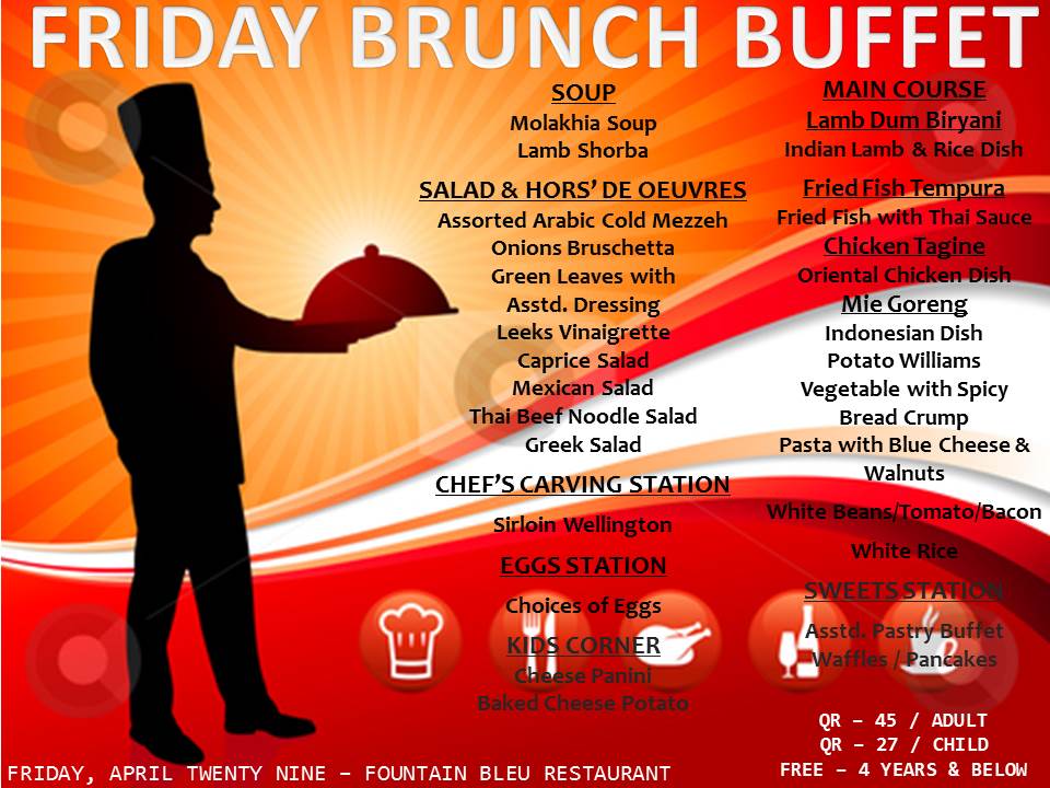 Friday Brunch-29th April