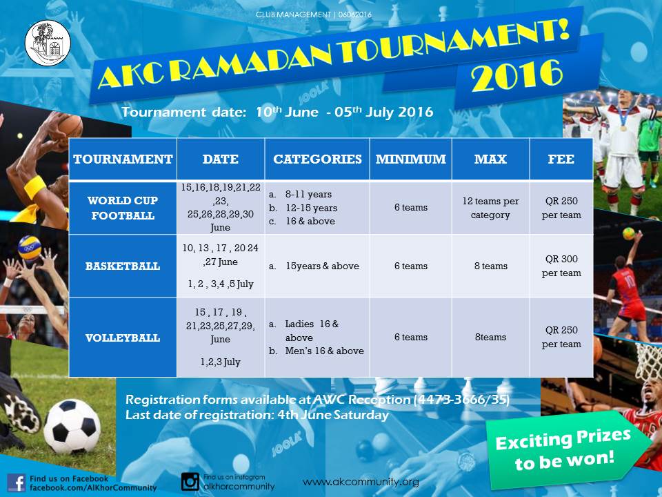 AKC Ramadan Tournament 2016