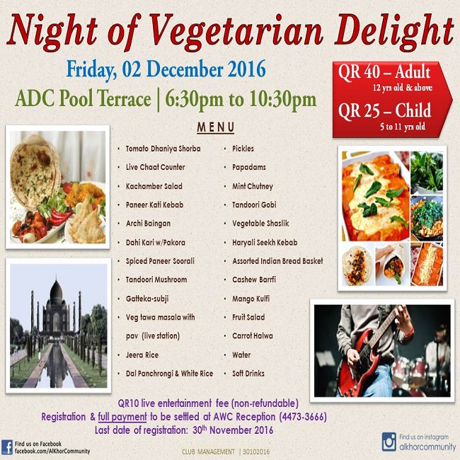 Night of Vegetarian Delight