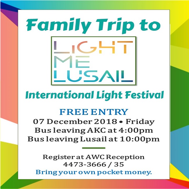 Family Trip to Light Me Lusail