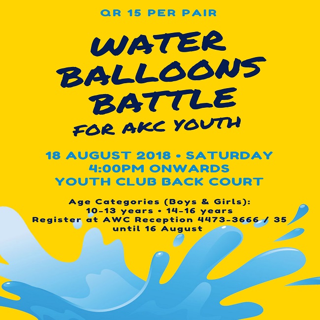 Water Balloons Battle for AKC Youth