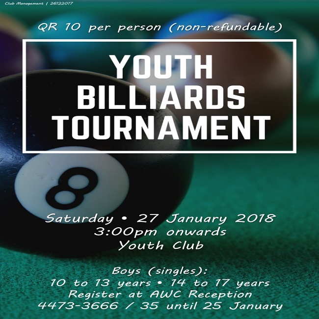 Youth Billiards Tournament