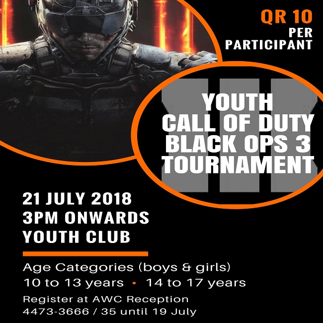 Youth Call of Duty Black Ops 3 Tournament