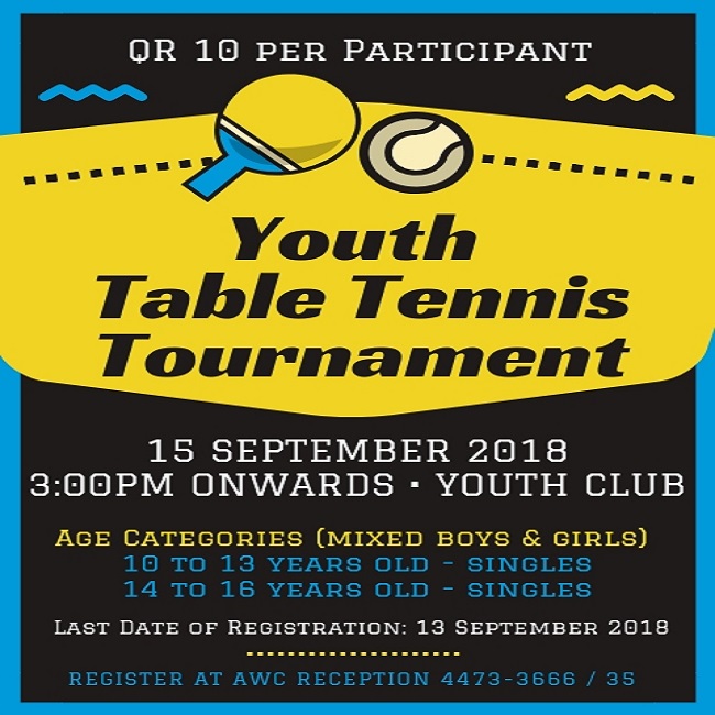 Youth Table Tennis Tournament
