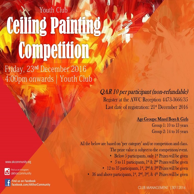 Youth Club Ceiling Painting Competition