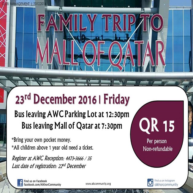 Family Trip to Mall of Qatar
