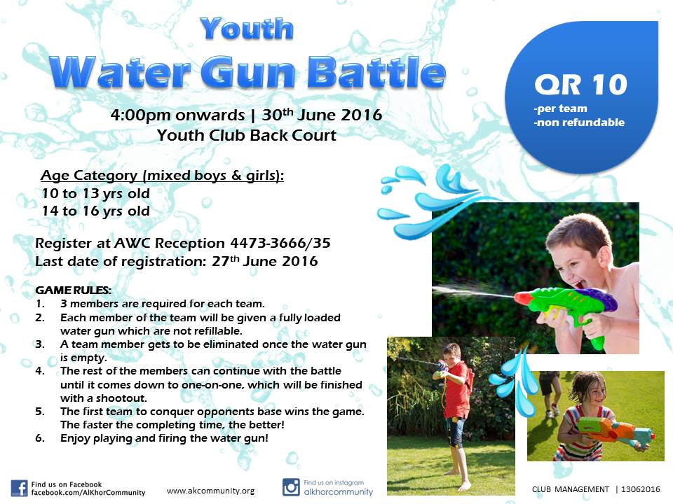 Youth Water Gun Battle