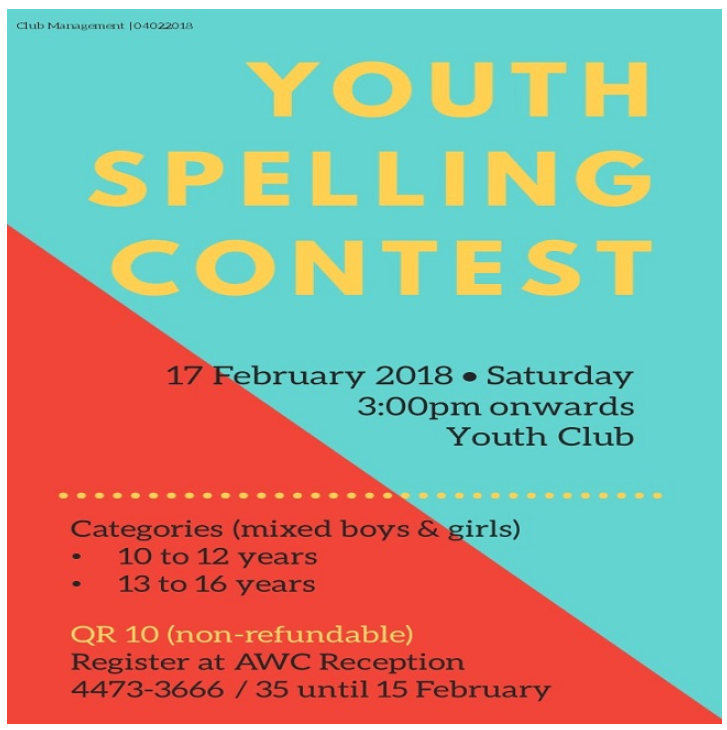 Youth Spelling Contest