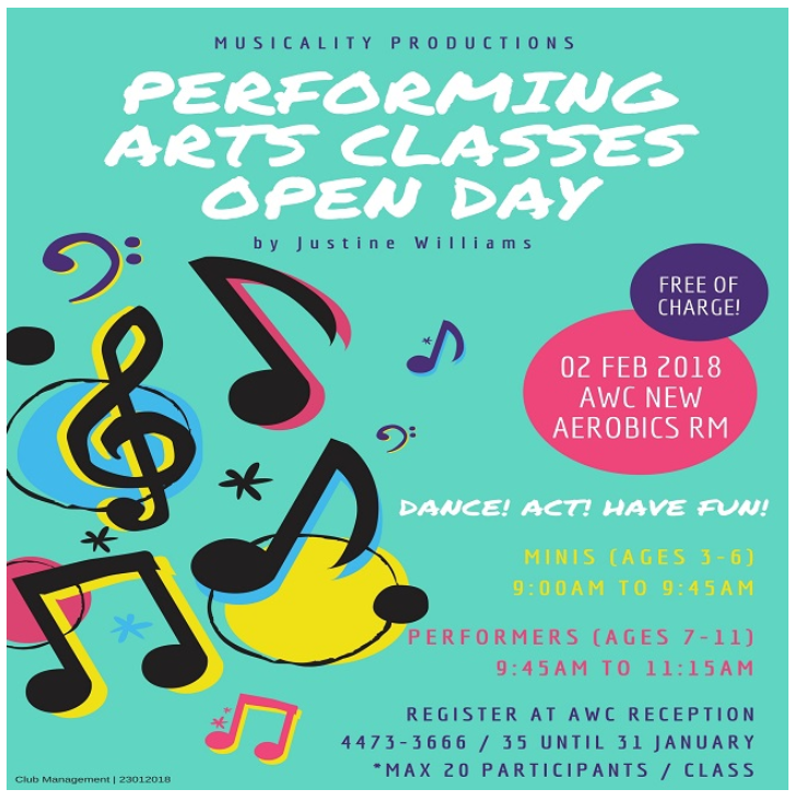 Performing Arts Classes Open Day