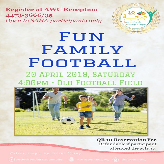 SAHA 2019: Fun Family Football