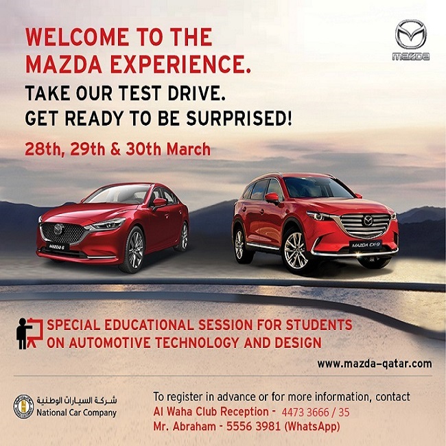 Mazda Test Drive Weekend