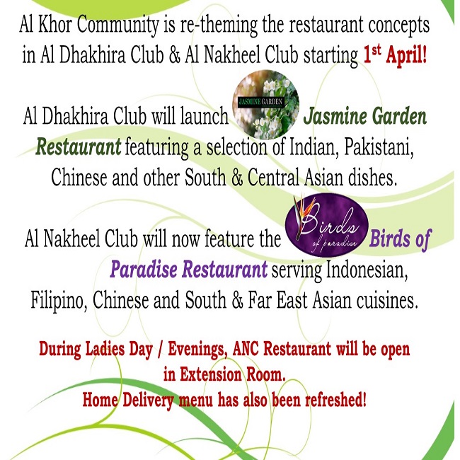 ADC and ANC New Restaurant Concepts