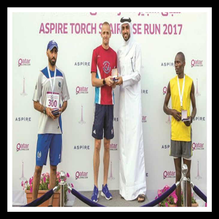 AKC Resident Wins Aspire Torch Staircase Run 2017
